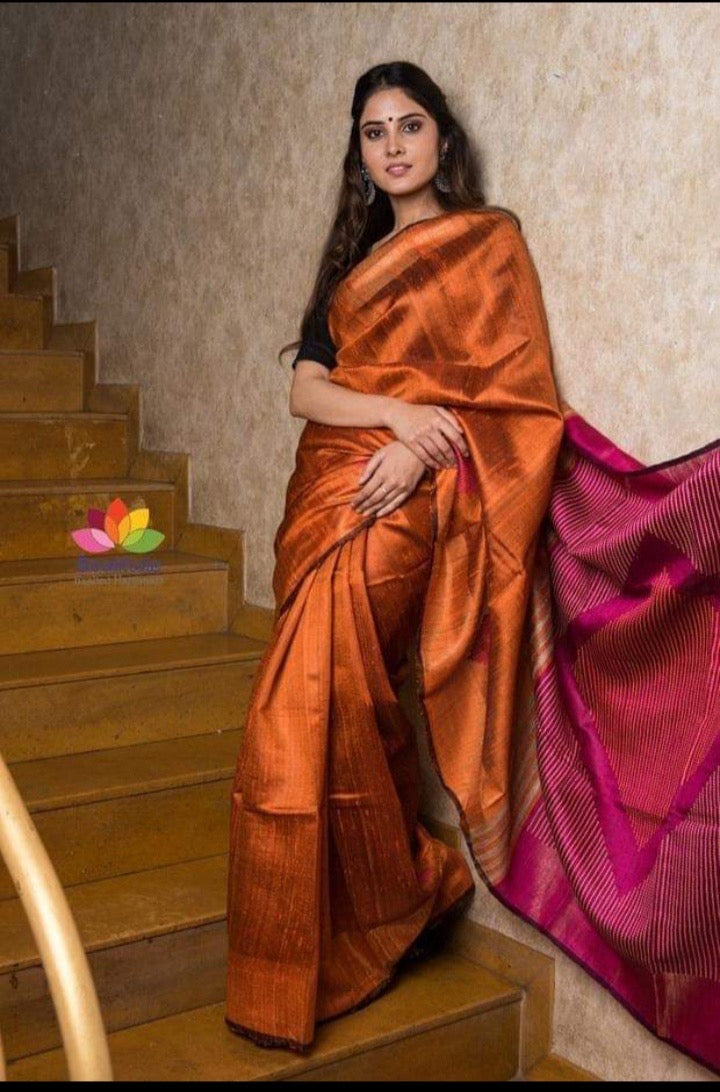 Raw silk
