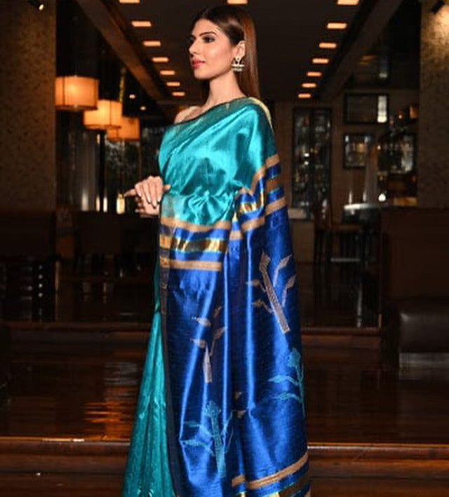 Raw silk