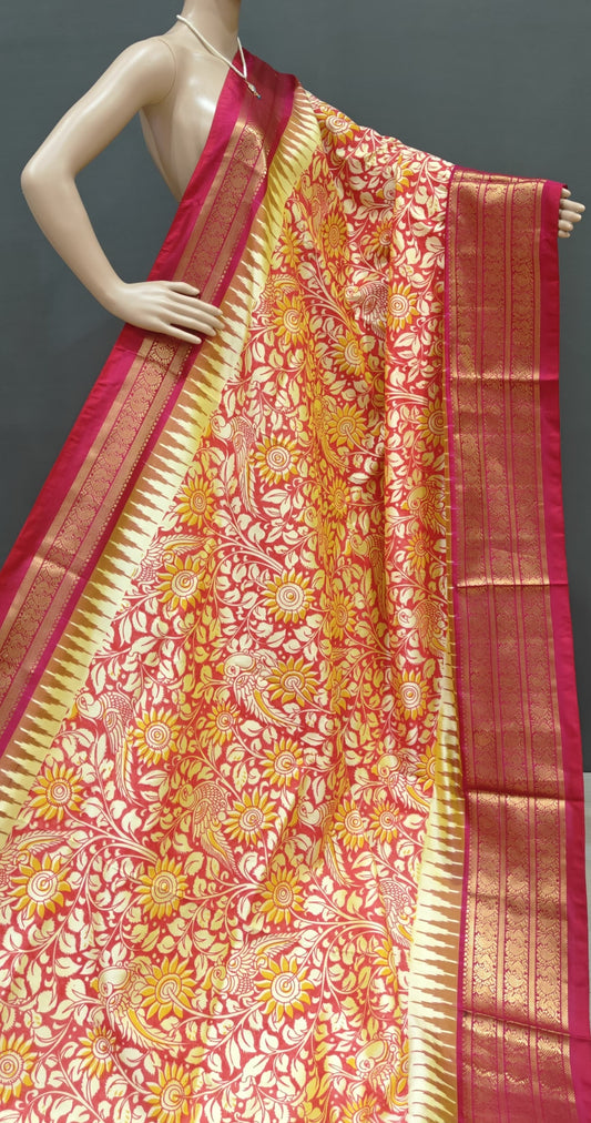 Exclusive pochampalli double ikkat pure silk sarees HL-I800 - fancy