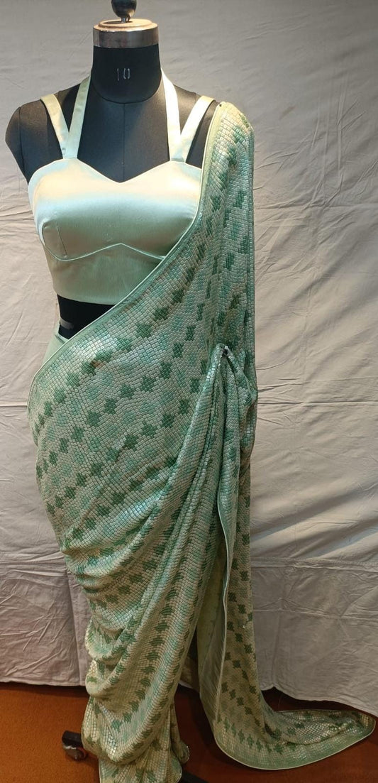 Glitter saree
