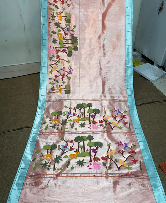 Pure Paithani All over Sari